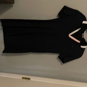 Navy blue dress, size small never worn